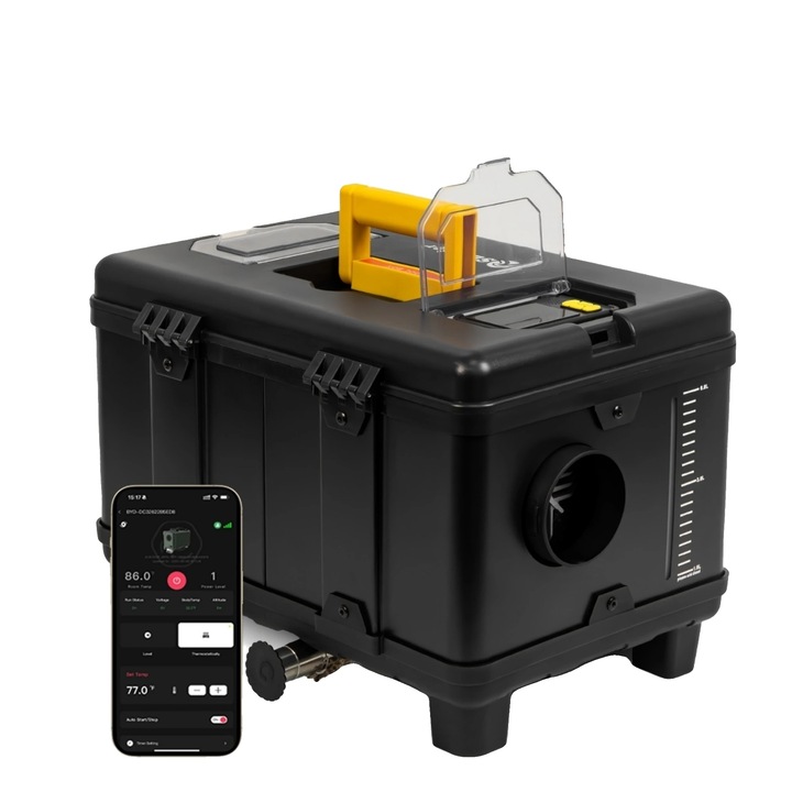 Dízel légfűtő, fekete, 8KW