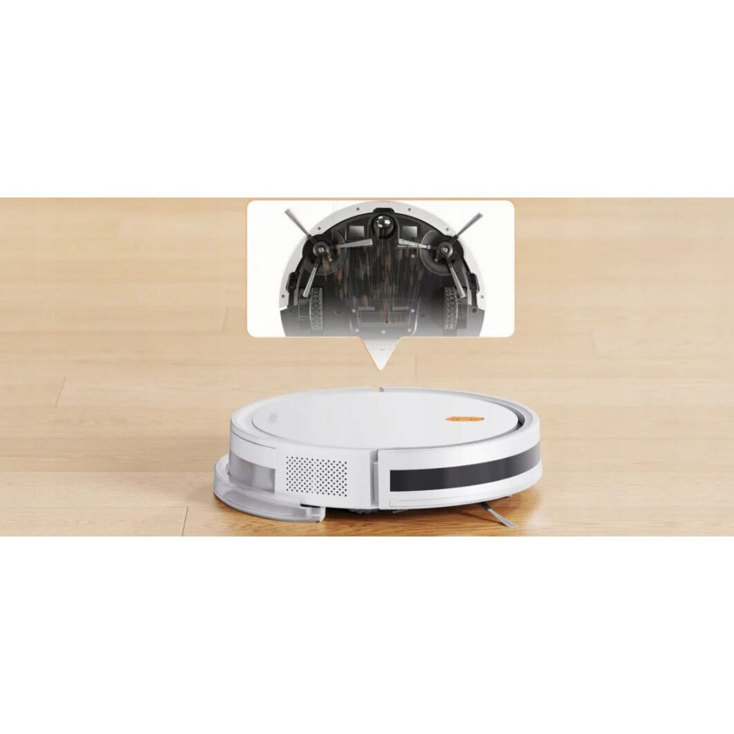 Aspirator robot cu mop Xiaomi Robot Vacuum E5, 3 moduri de lucru, 70mm inaltime, alb
