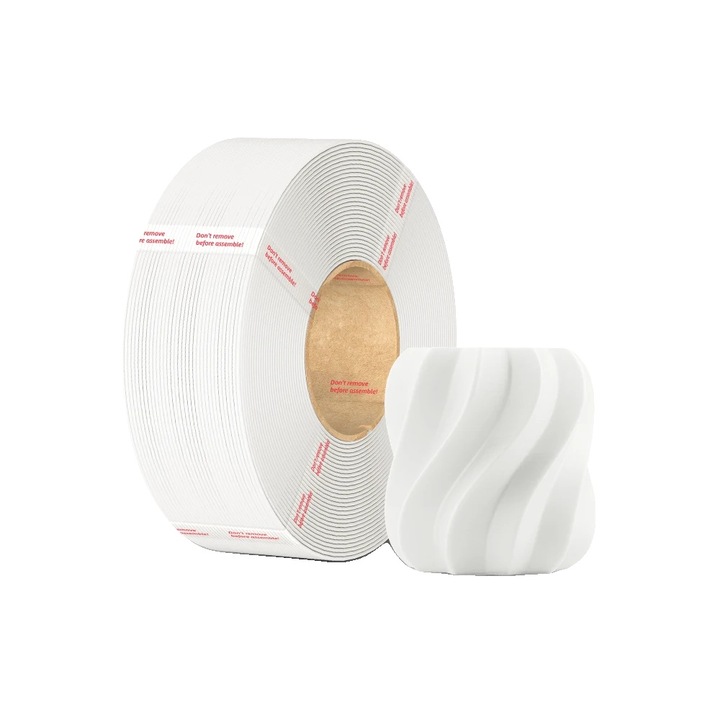 Filament PLA, 3KG, alb, ecologic, precis