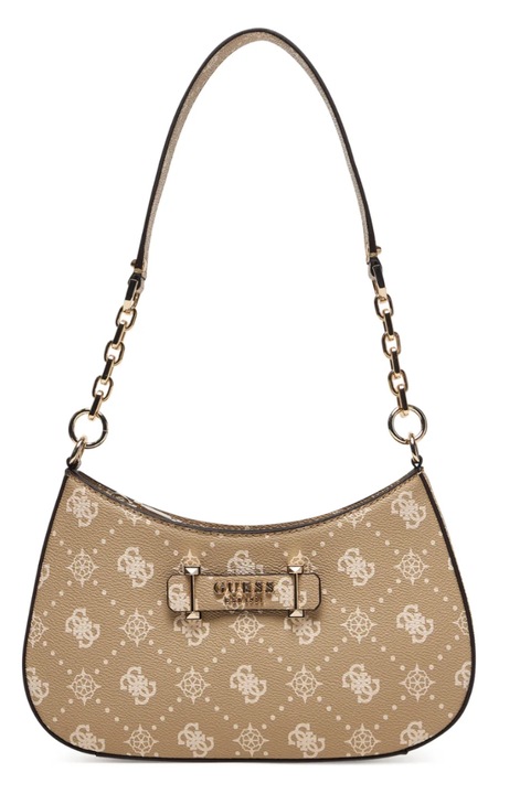 Geanta dama Guess Carrie Logo, mpez, ecologic, 26.5x13.5x5.5cm