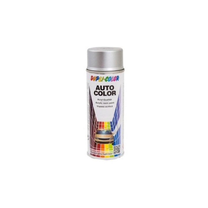 Vopsea Spray Auto Dacia Logan Gri Platina Metalizata Dupli-Color 350Ml