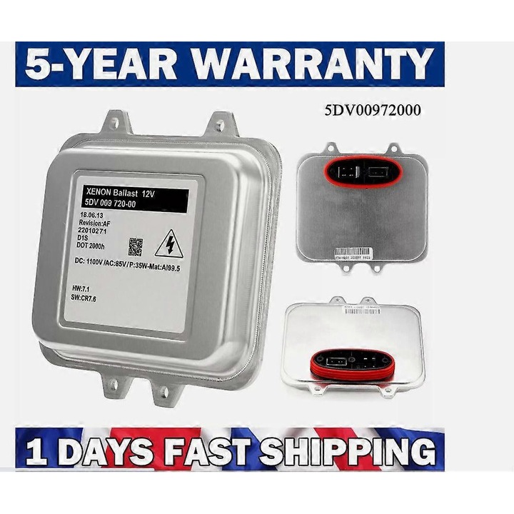 Xenon vezérlőegység, BMW X6, 12V, 5DV 009 720-00, készlet