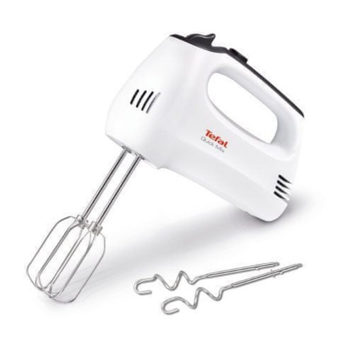 Mikser manual Tefal 300 W, 5 viteze, alb
