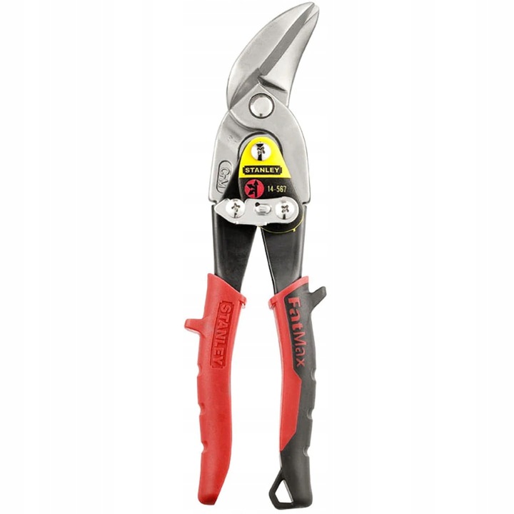 Foarfeca pentru tabla, Maxsteel, 250mm, crom-molibden, ergonomica, stanga