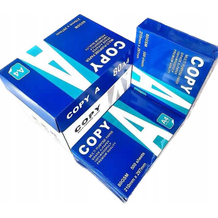 Papier ksero A4, 80g/m2, 2500 foi, alb