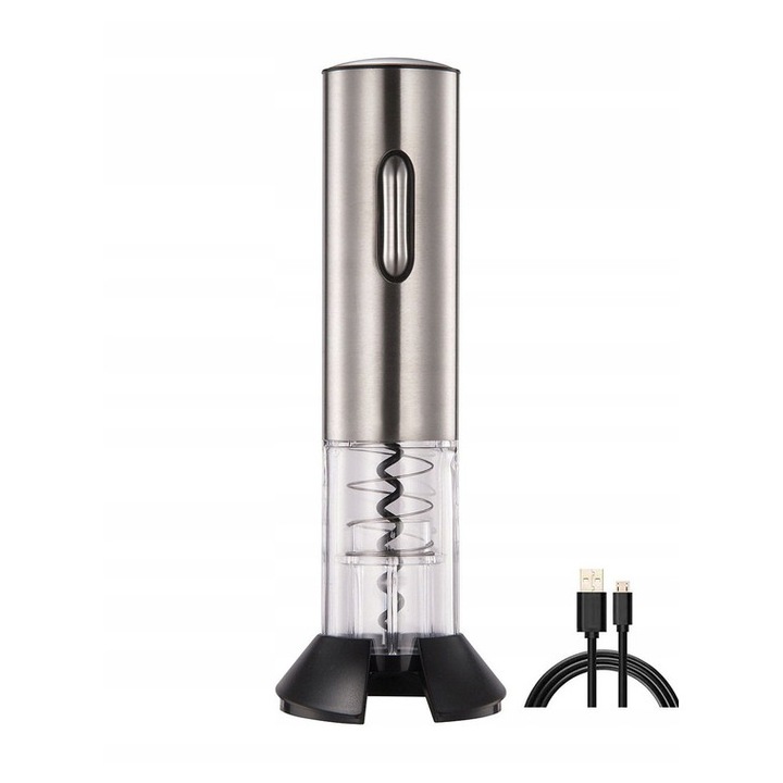 Tirbusoane si dopuri, Korkociag electric USB cu accesorii