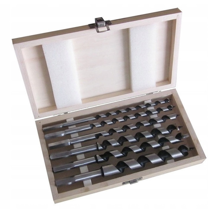 6 db-os spirálfúró készlet fához 10-20x460mm