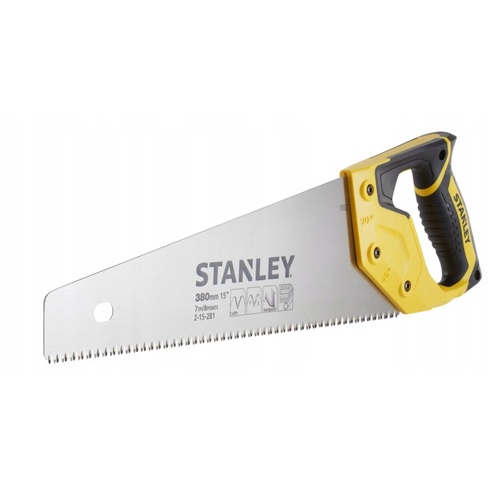 Pila platnica Jet-Cut 380 mm, 7 dinti, maner bimaterial DynaGrip, set