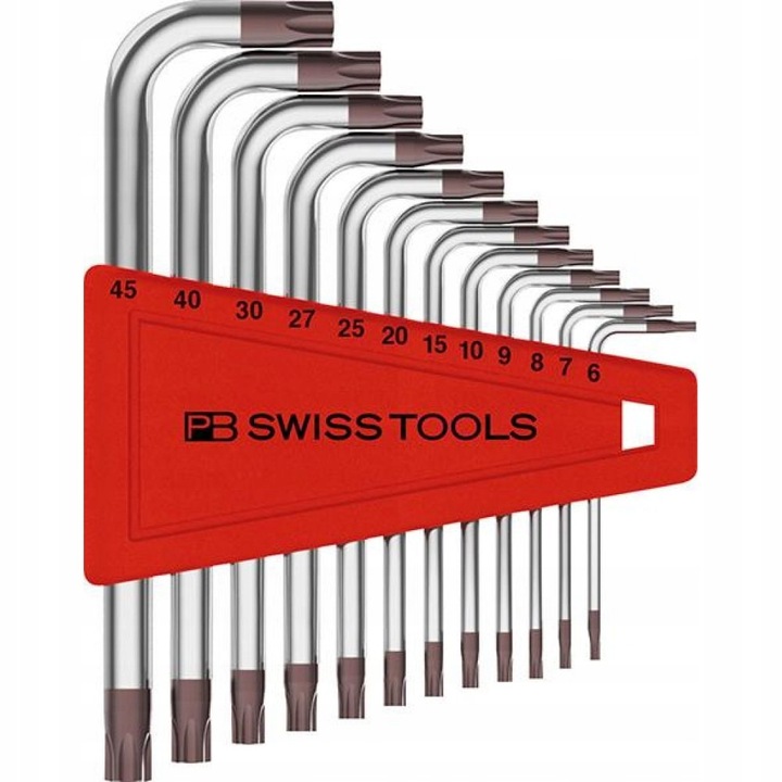 Set chei torx 12 piese T5-T45, PB Swiss Tools