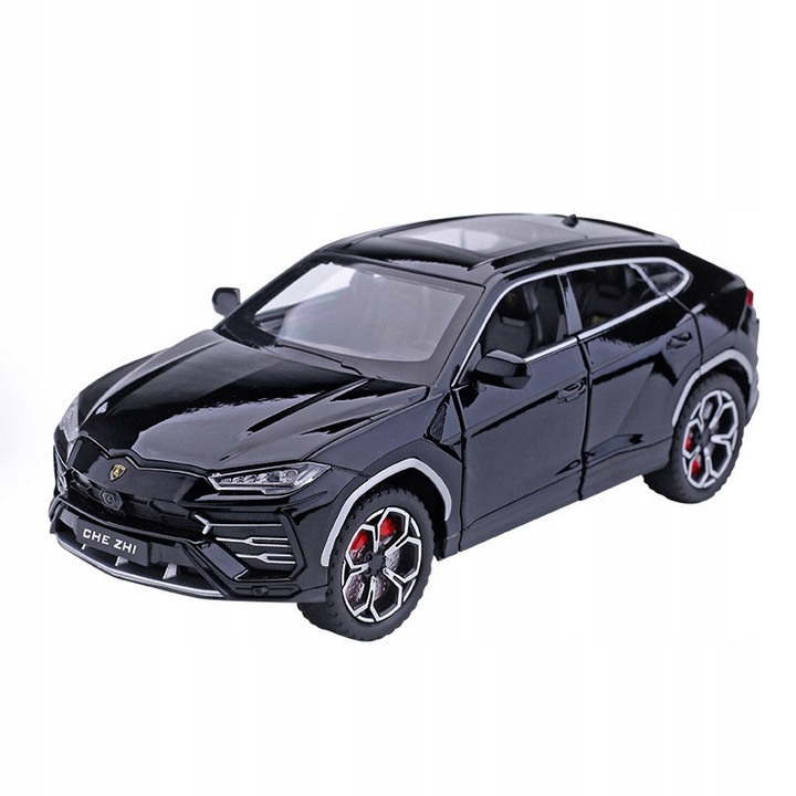 Метален модел Lamborghini Urus SUV 1:24, реалистични детайли, черен, 21,5x8,7x6,2см