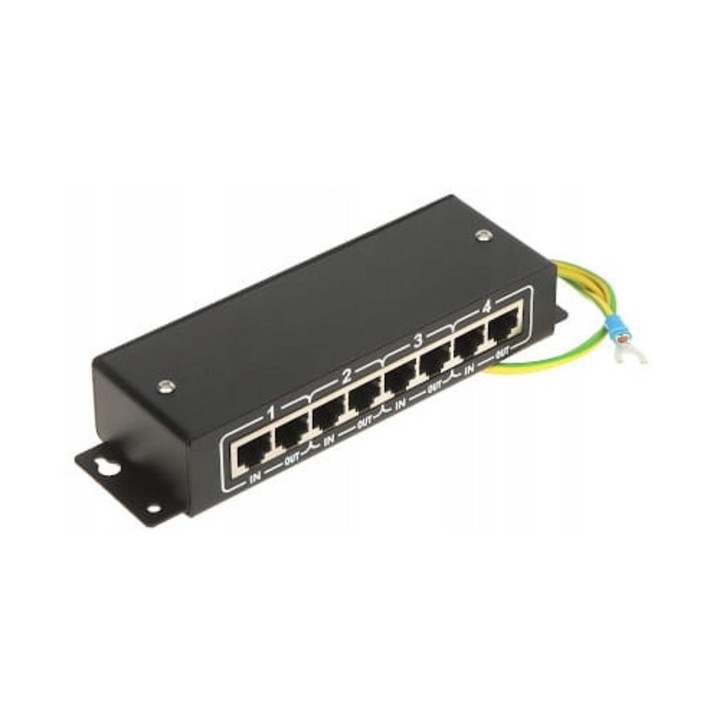 Hub Ethernet Axon AXON-MULTINET-4, 4 csatorna, 10/100/1000 Mb/s, fém, 162x52x32mm