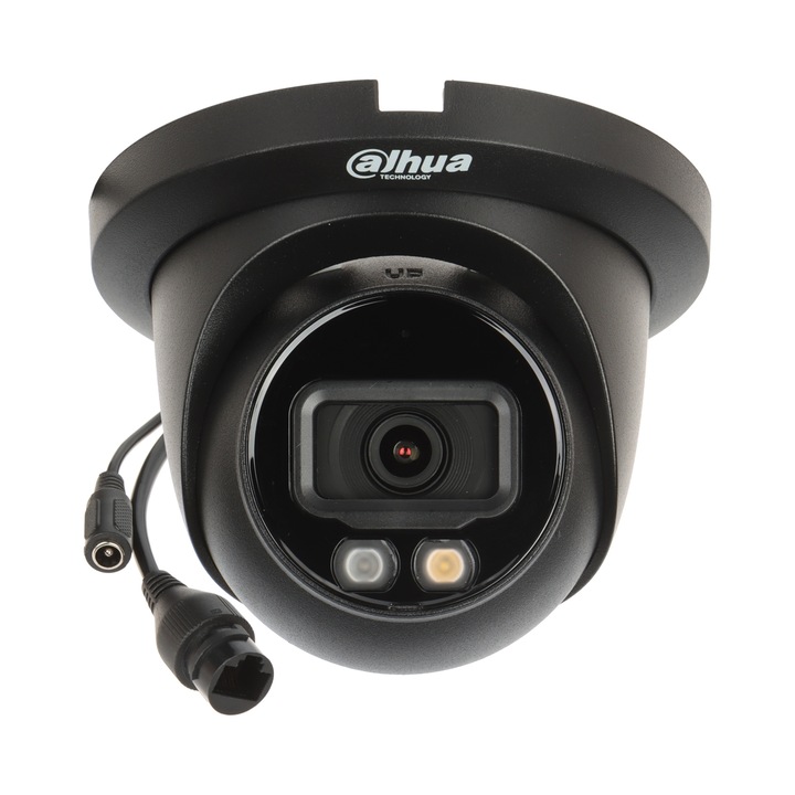 Камера IP Dahua IPC-HDW2849TM-S-IL-0280B, 8.3 Mpx, 4K UHD, Dual IR+LED, черна, 122x99mm