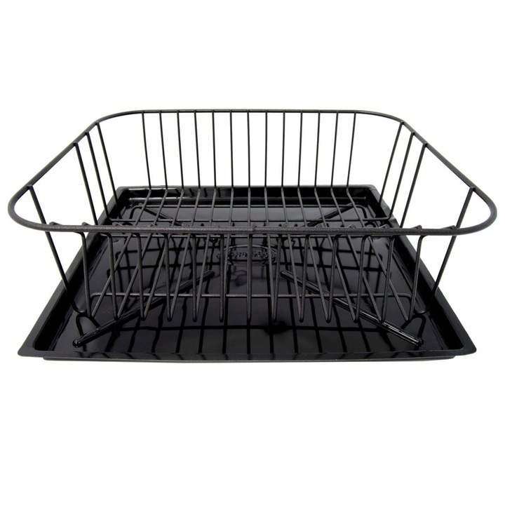 Scurgator vase Ander, 33x28x12cm, 2 elemente, negru