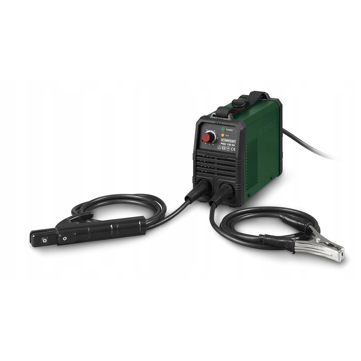 Aparat de sudura invertoare PARKSIDE PISG 120 D5, 10-120 A, set complet, 24x9,7x17,8cm, 2,25kg