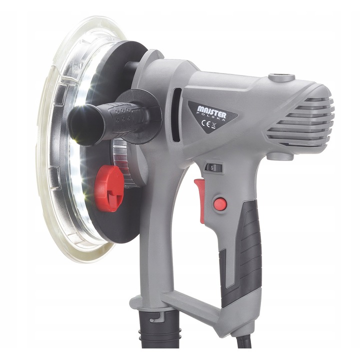 Slefuitor electric Majster MP0017, 1800W, cu iluminare LED 360, set complet cu 20 de foi de smirghel