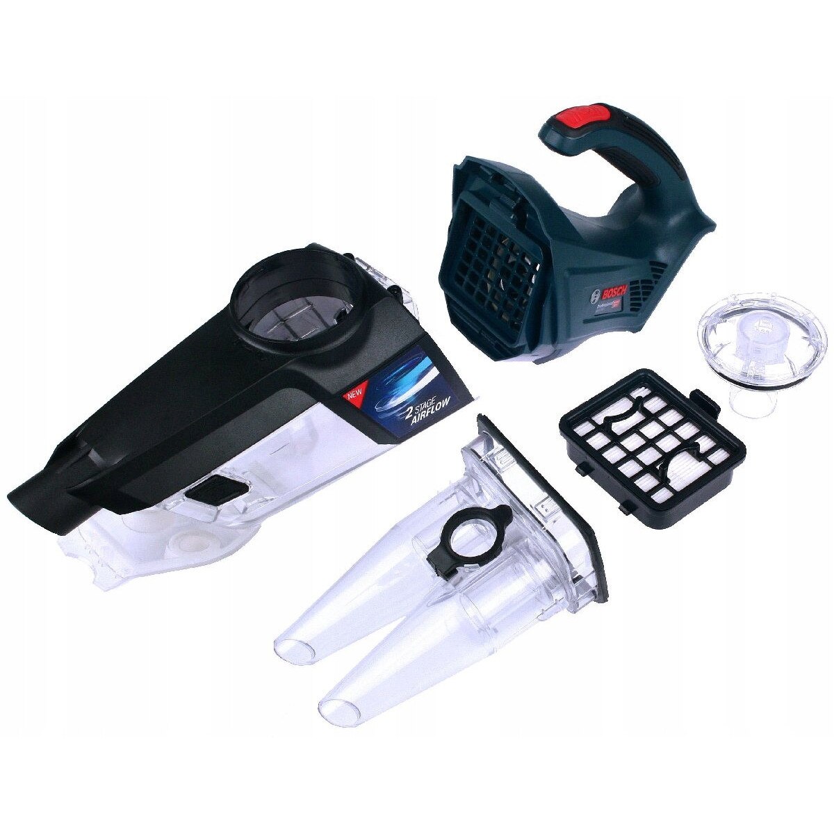 Aspirator profesional Bosch GAS 18V-1, filtr HEPA, 0,7l, 41x19x21cm