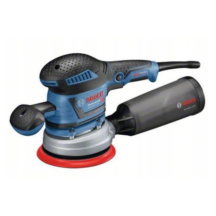 Bosch GEX 40-150 excentercsiszoló, 400W, 150mm, 2,4kg, 1 csiszolópapírral ellátott készlet