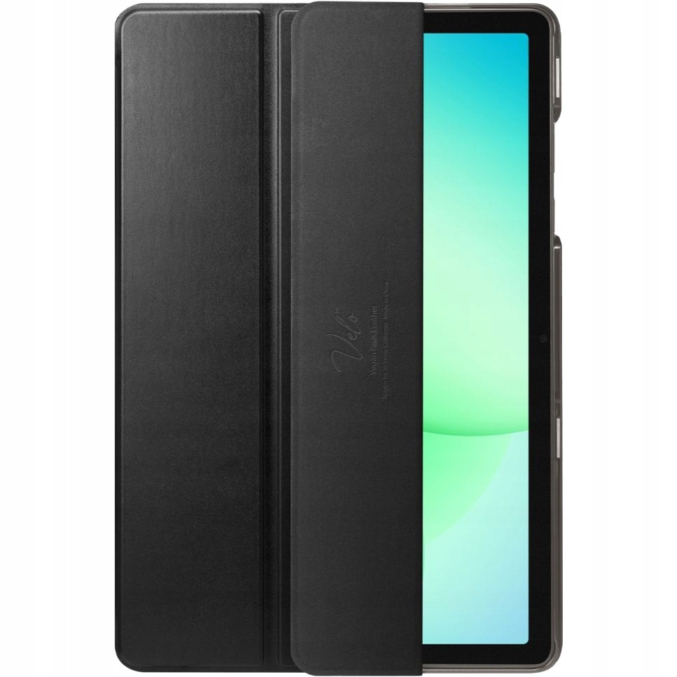 Etui Spigen Smart Fold pentru Samsung Galaxy Tab A9+/A11+, negru, eco-piele, 25,67x16,72cm