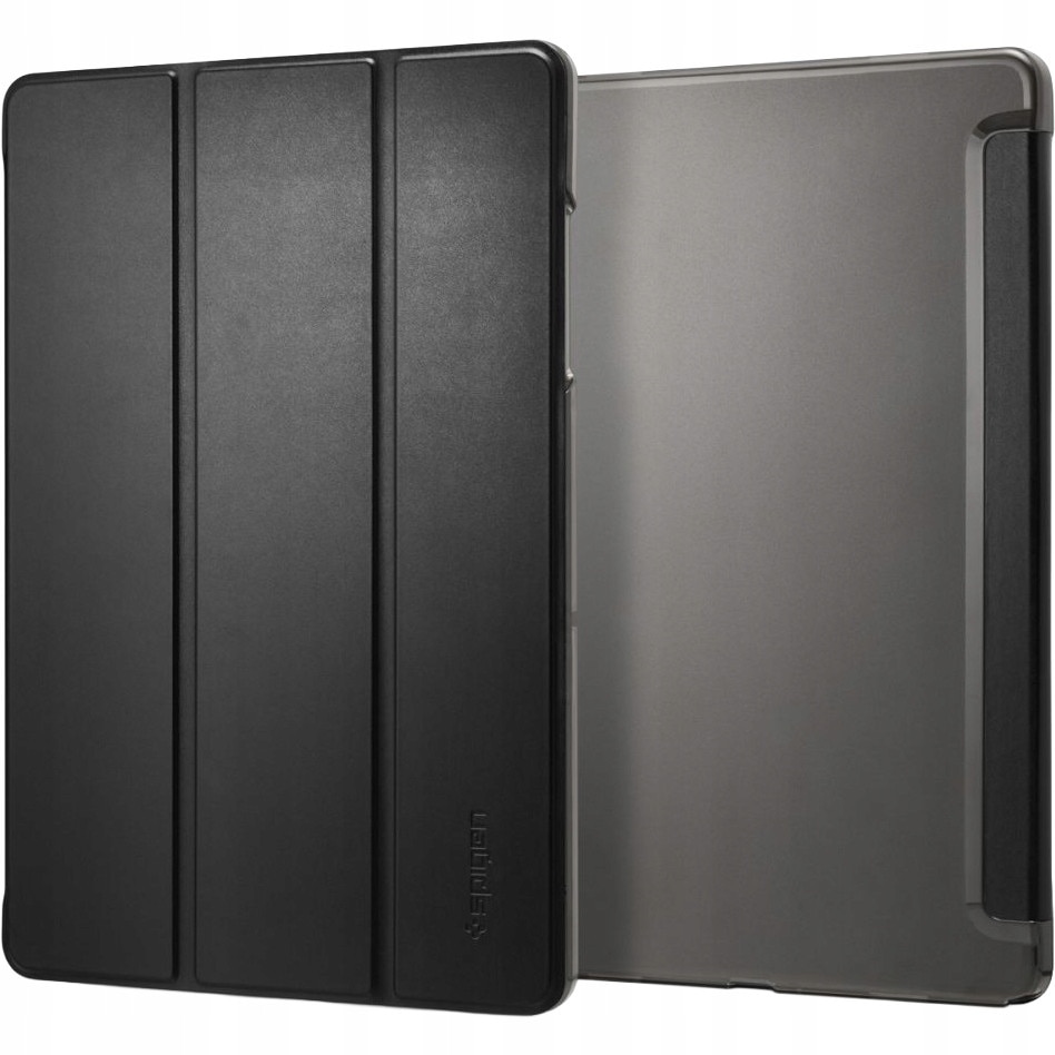 Etui Spigen Smart Fold pentru Samsung Galaxy Tab A9+/A11+, negru, eco-piele, 25,67x16,72cm