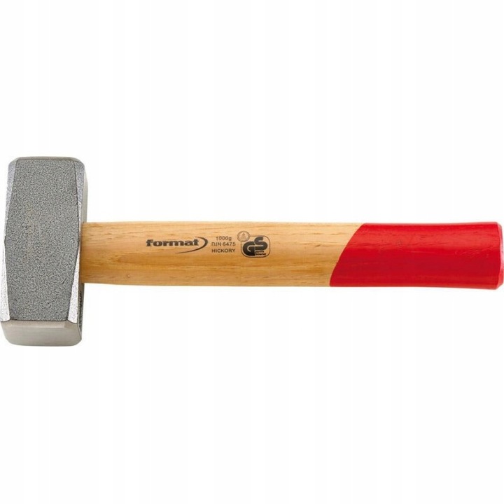 Ciocan dublu FORMAT 1500g, 280mm, cu maner hikor, din otel tratat termic