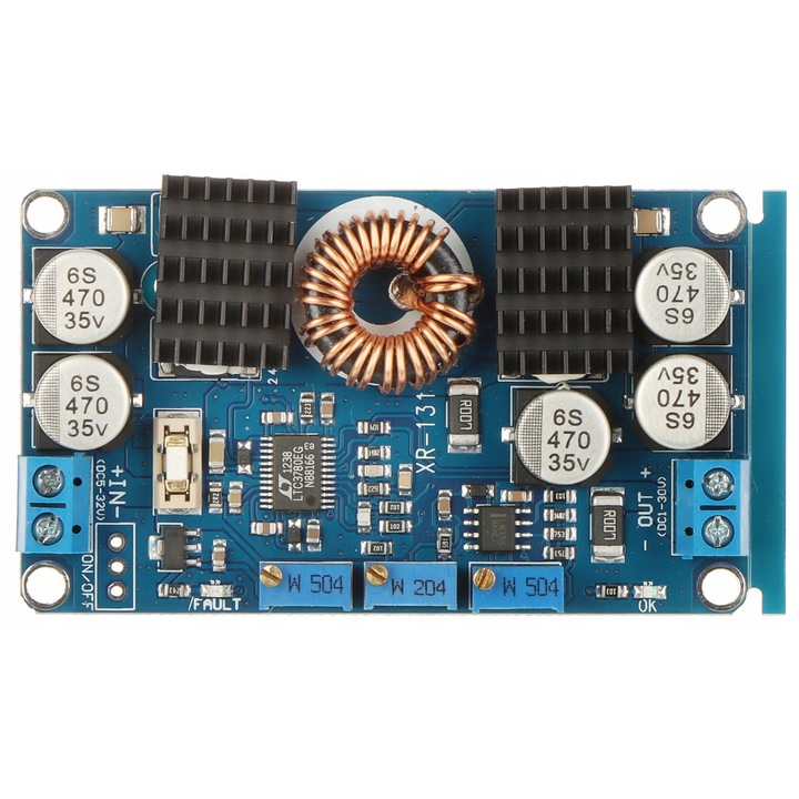 Modul convertor DC/DC LTC3780, 5-32V DC, 1-30V DC, 10A, 81x45x14mm