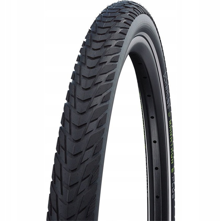Kerékpár gumi / abroncs Schwalbe Marathon E-Plus 28x2,15 (ETRTO 55-622), elektromos kerékpárokhoz, drótperemes, fekete, 1 db