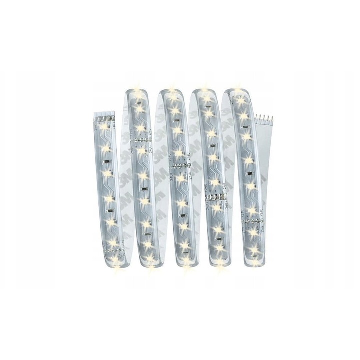 Banda LED Paulmann MaxLED 500, set complet 3m, 20W, 1650lm, 2700K, alb cald