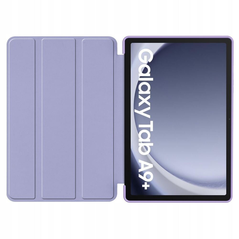 Etui Tech-Protect SmartCase pentru Samsung Galaxy Tab A9+ 11.0 (X210/X215/X216), cu functie wake/sleep, include sticla protector Hofi Glass Pro+ 9H, violet, 252 x 163 mm