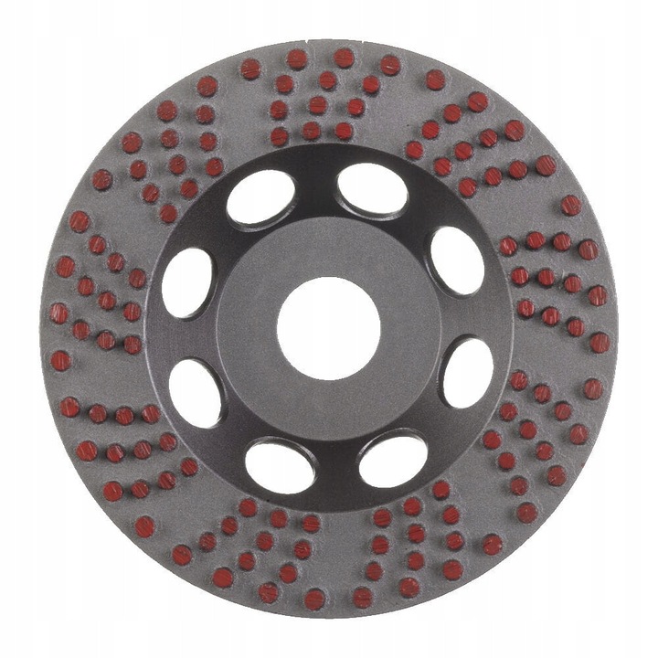 Disc diamantat 125x22,23mm MAG, 117 segmente, pentru slefuire beton, granit, multicolor