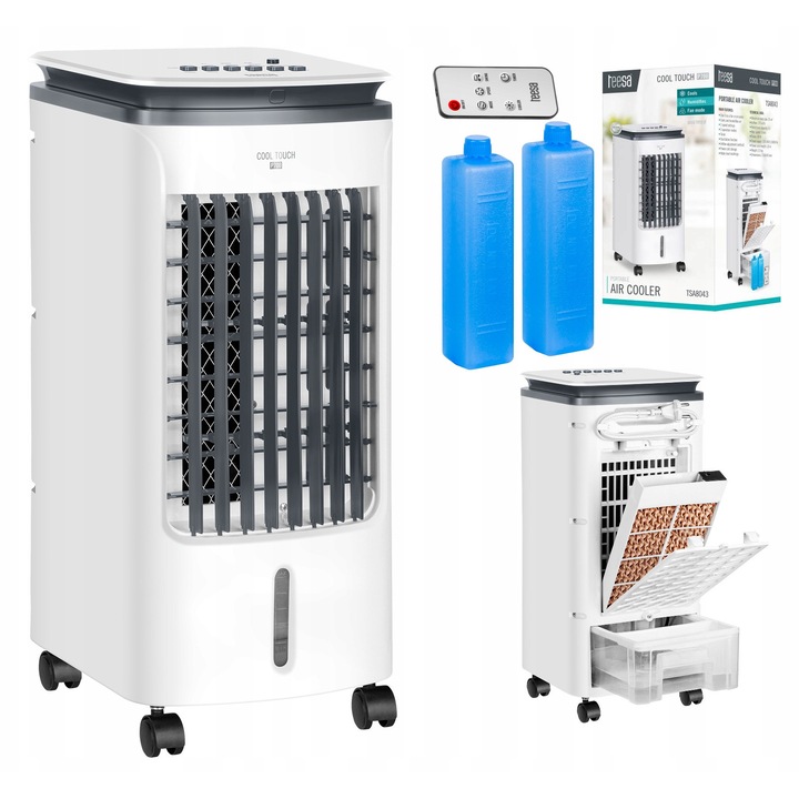 Klimator Teesa Cool Touch P700 80 W, 3 az 1-ben, fehér, 24,5x56,5x26cm