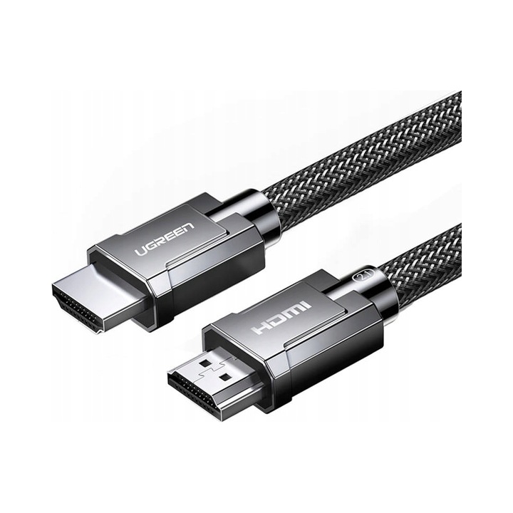 Cablu HDMI UGREEN HD135, cablu wideo HDMI 2.1, 8K 60Hz/4K 120Hz, Dolby Vision HDR, negru, 1.5 m