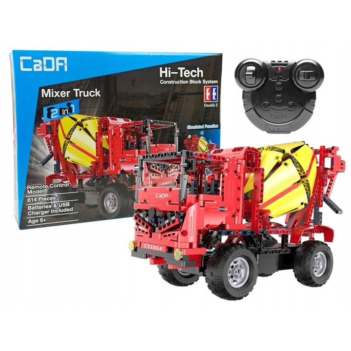 Set de constructie Betonita ZD, Cada, 815 elemente, 41x15x26cm, multicolor