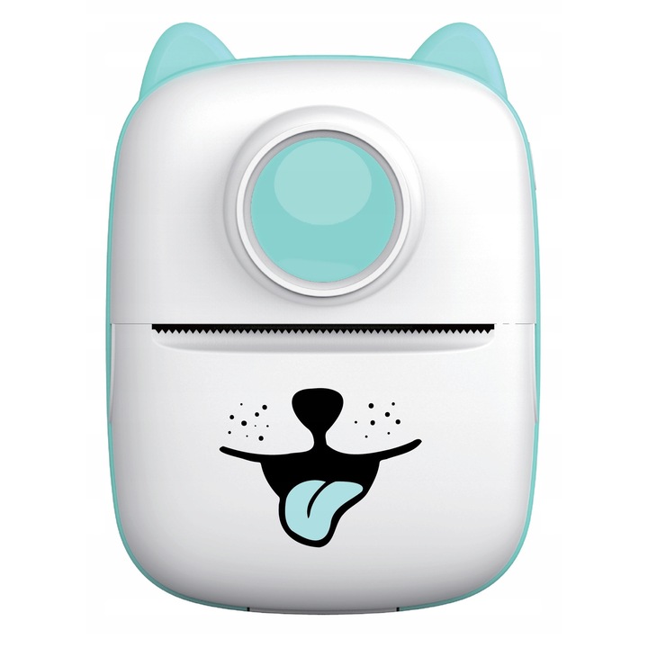 Imprimanta termica Bluetooth Love Instant S1, alb, 50mm/53mm, set cu hartie autocolanta 53x2500mm