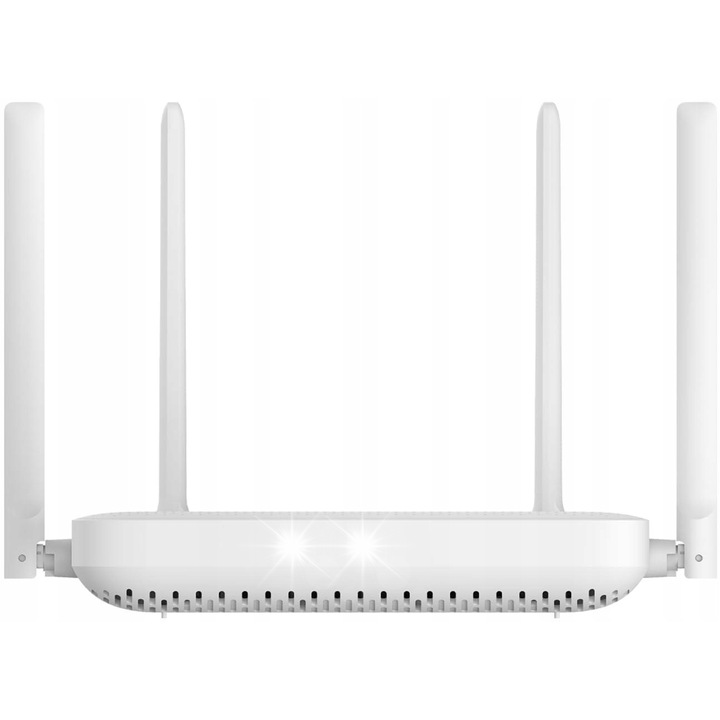 Router Wireless Xiaomi AX1500, 4 antene, 2.4GHz si 5GHz, 247x143.5x178.7mm, alb