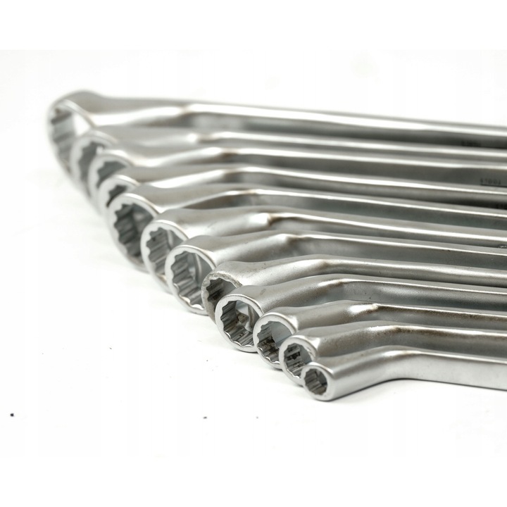 Set chei ochiuri SilverTools 6-22mm, 8 piese, crom vanadiu, finisaj satinat