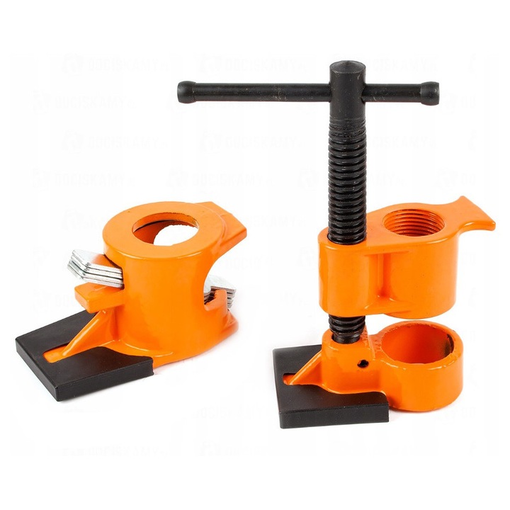 4 darab szorító bilincs 3/4" csőhöz, SilverTools, maximális hossza 200cm