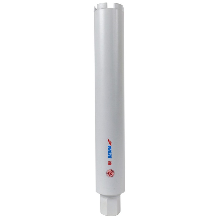 Dedra gyémánt koronafúró 68x400mm, 1 1/4" menet, betonhoz és téglához