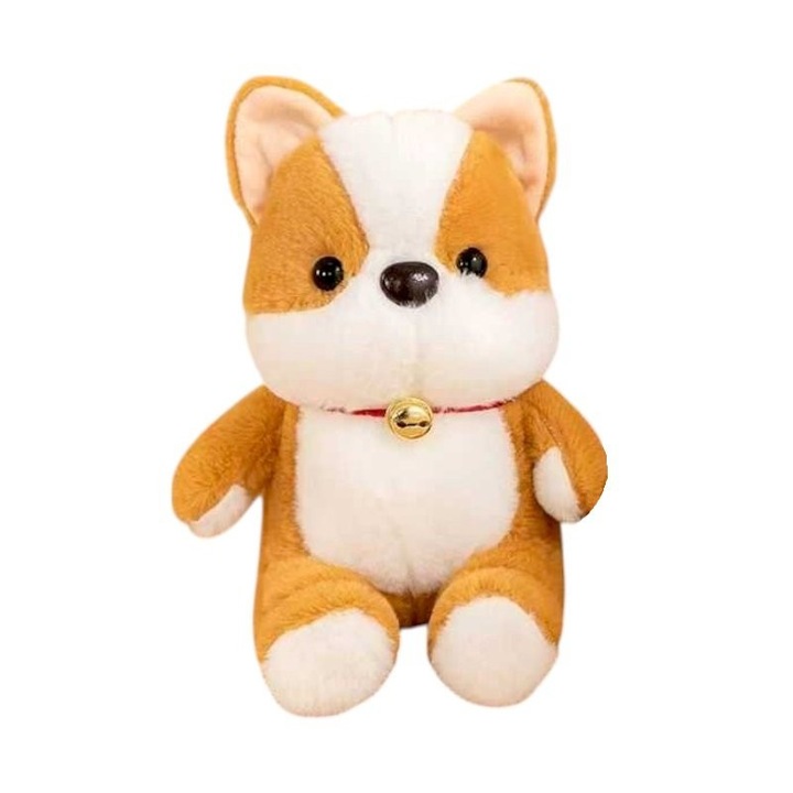 Jucarie de plus Tradesor Loutrino kouklaki Skylaki, 25cm, color multicolor