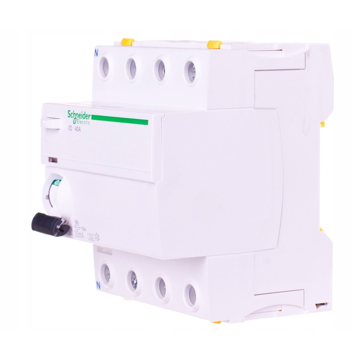 Dispozitiv de protectie diferentiala 4P 40A 0,03A tip A, Acti 9, 415V, IP20, 8 module