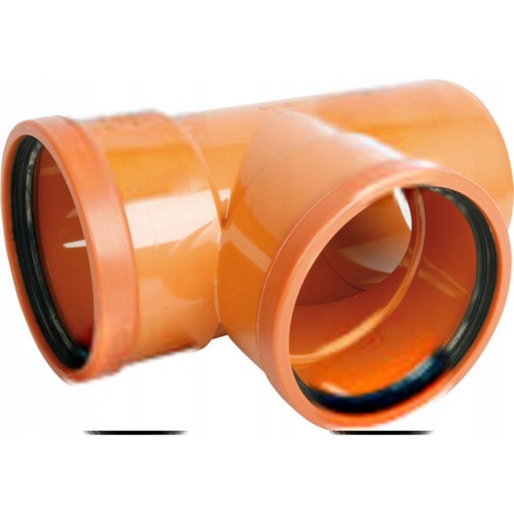 Trojnik PVC 200x200x160mm, 87°, DN 200, DN 160