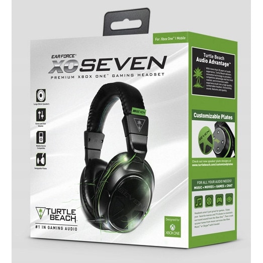 Casti cu fir Turtle Beach XO7, sunet premium, microfon detasabil, negru