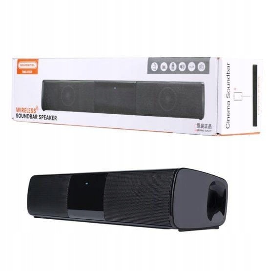 Soundbar, 10 W, Bluetooth, 330x50x50mm, set cu cablu de incarcare si cablu AUX