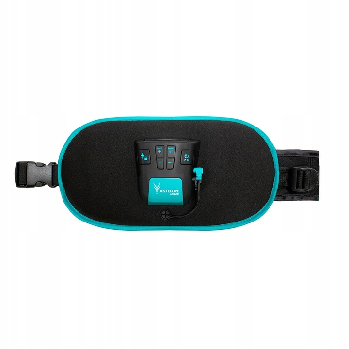 Centură de antrenament EMS Antelope Corefit II, stimulare abdominală și lombară, 9 programe, 4 electrozi, 2.45kg