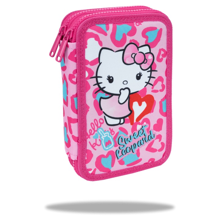 Ученически несесер с пособия COOLPACK JUMPER 2 Hello Kitty Pink