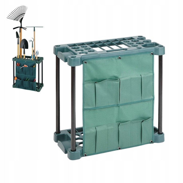 GardenLine kerti szerszámrendező, 58x31x60 cm, zöld