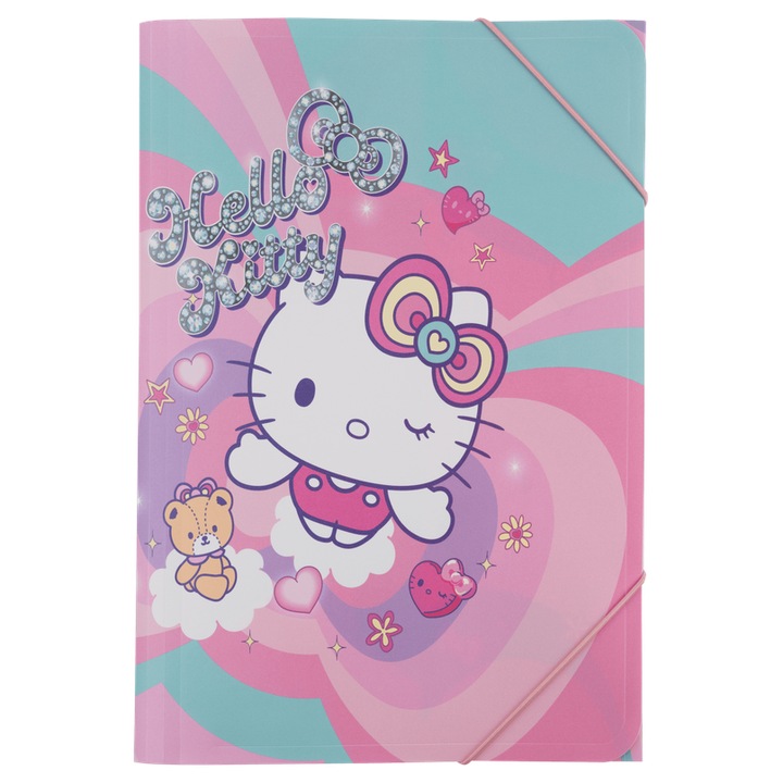 Папка с ластик COOLPACK PP A3 Hello Kitty Pastel