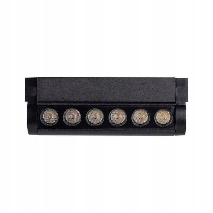 Proiector LED V-TAC 5W 3000K 600lm, Magnetic 48V, Negru, 52x33x145mm