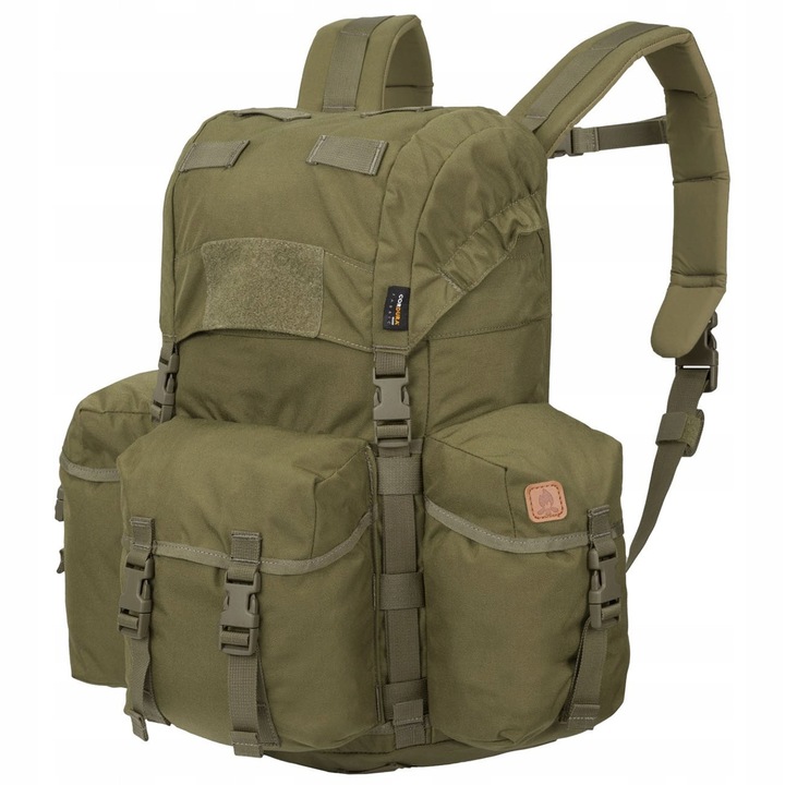 Rucsac Helikon Bergen 18 l, verde masliniu, material Cordura 500D, sistem MOLLE, greutate 1500 g