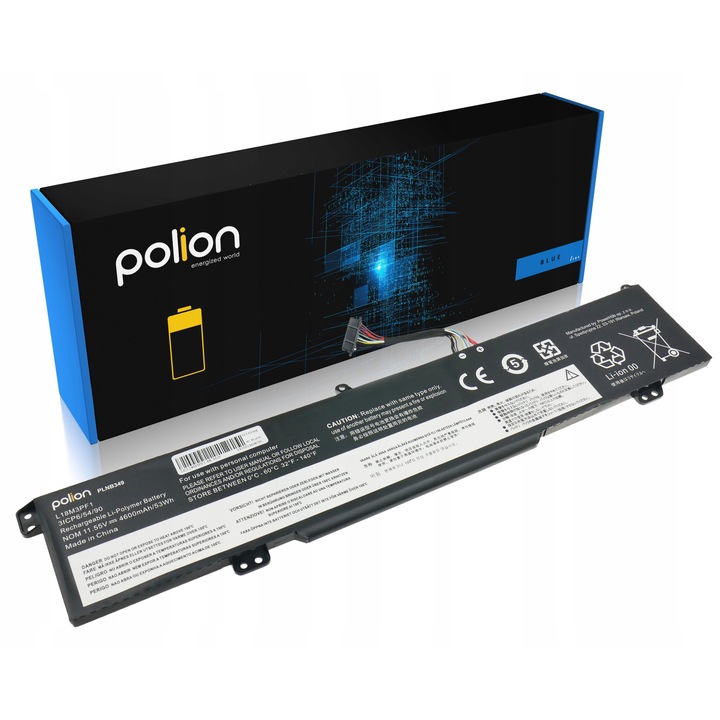 Батерия за лаптоп Polion литиево-полимерна 4600mAh 11,55V 6 клетки