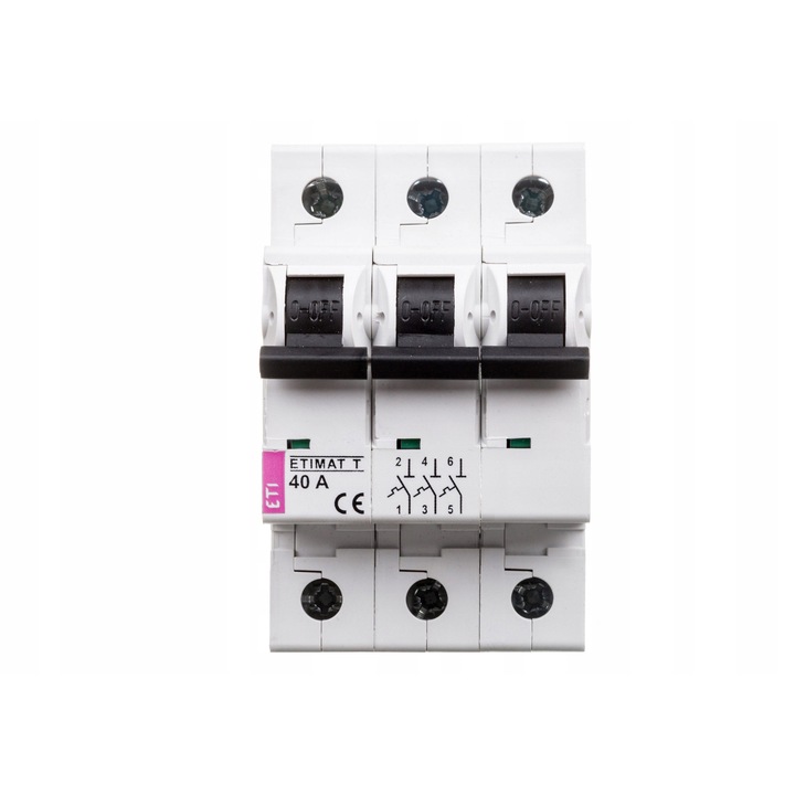 ETI T 3P 40A, 230/400V, IP20, 3 pólusú teljesítménykorlátozó